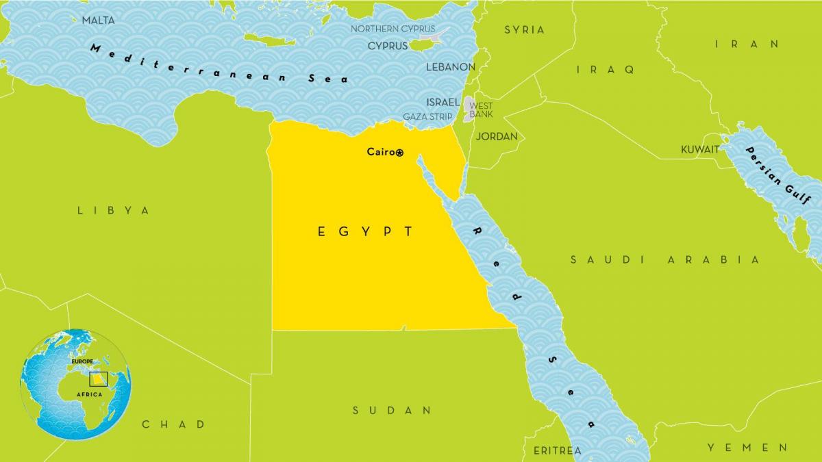 pealinn egiptus kaardil