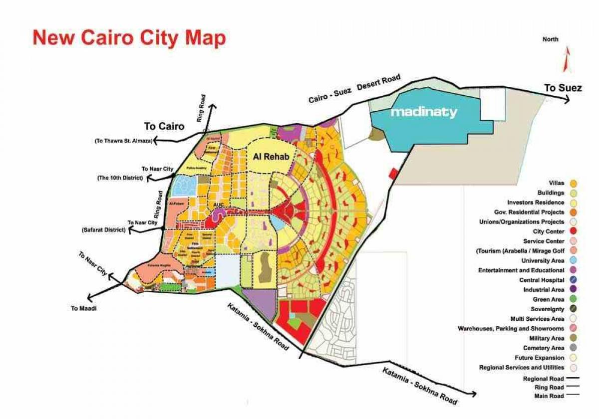 Kaart uus cairo city